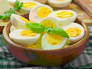 Продукты для иммунитета: яйца.